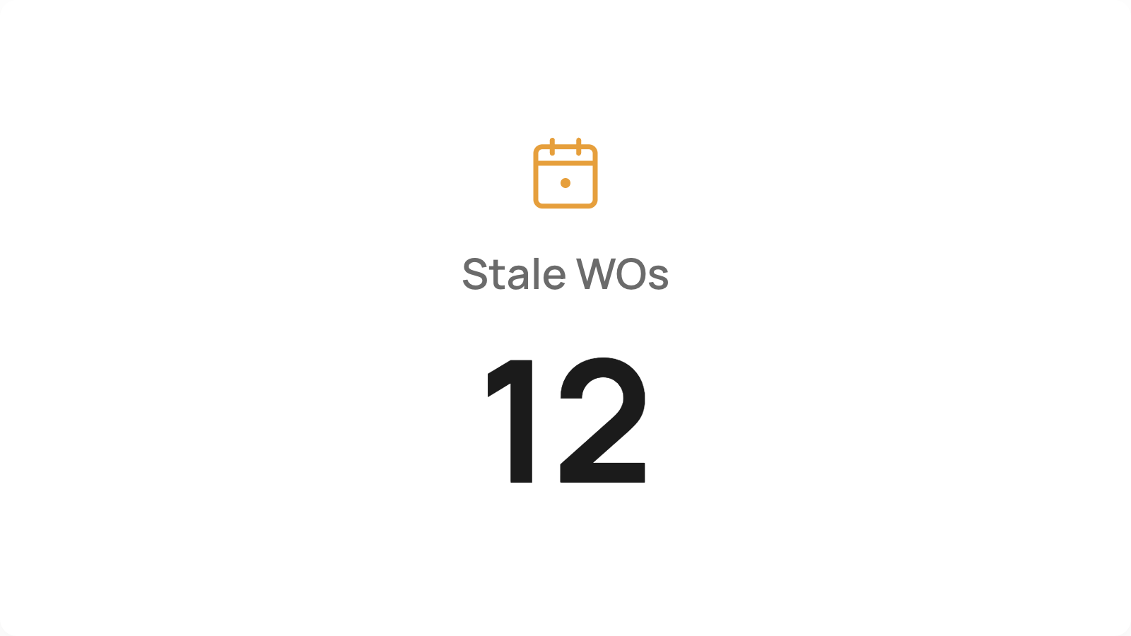Stale work order